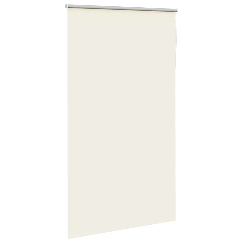Roller Blind Blackout Off White 135x230 cm Fabric Width 131.6 cm Polyester