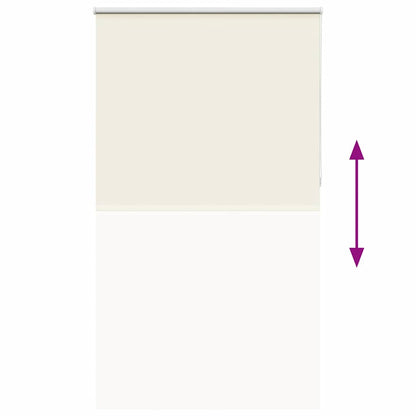 Roller Blind Blackout Off White 135x230 cm Fabric Width 131.6 cm Polyester