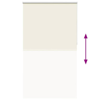 Roller Blind Blackout Off White 140x230 cm Fabric Width 136.6 cm Polyester