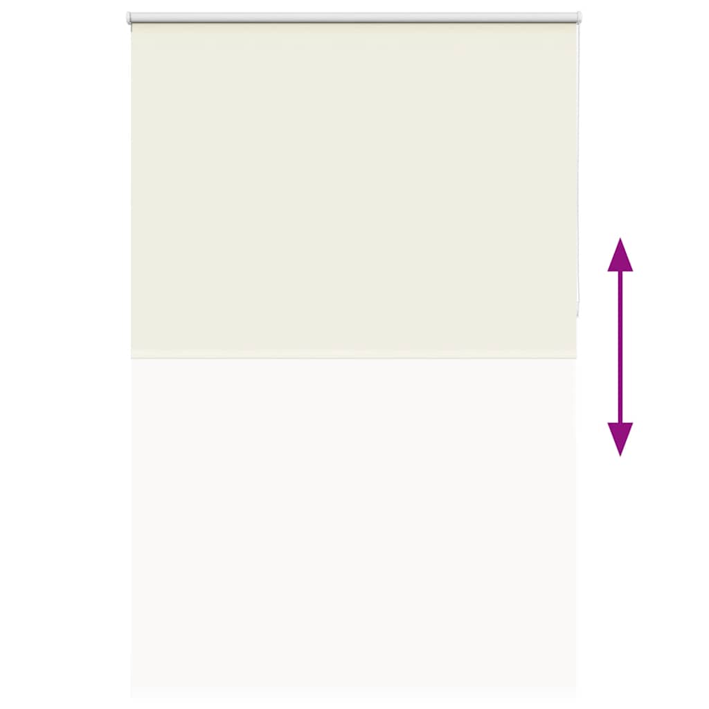 Roller Blind Blackout Off White 165x230 cm Fabric Width 161.6 cm Polyester
