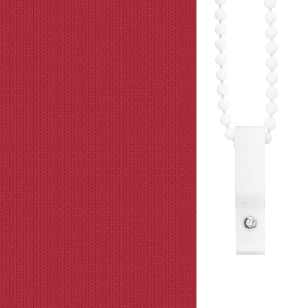 Roller Blind Blackout Red 65x130 cm Fabric Width 60.7 cm Polyester