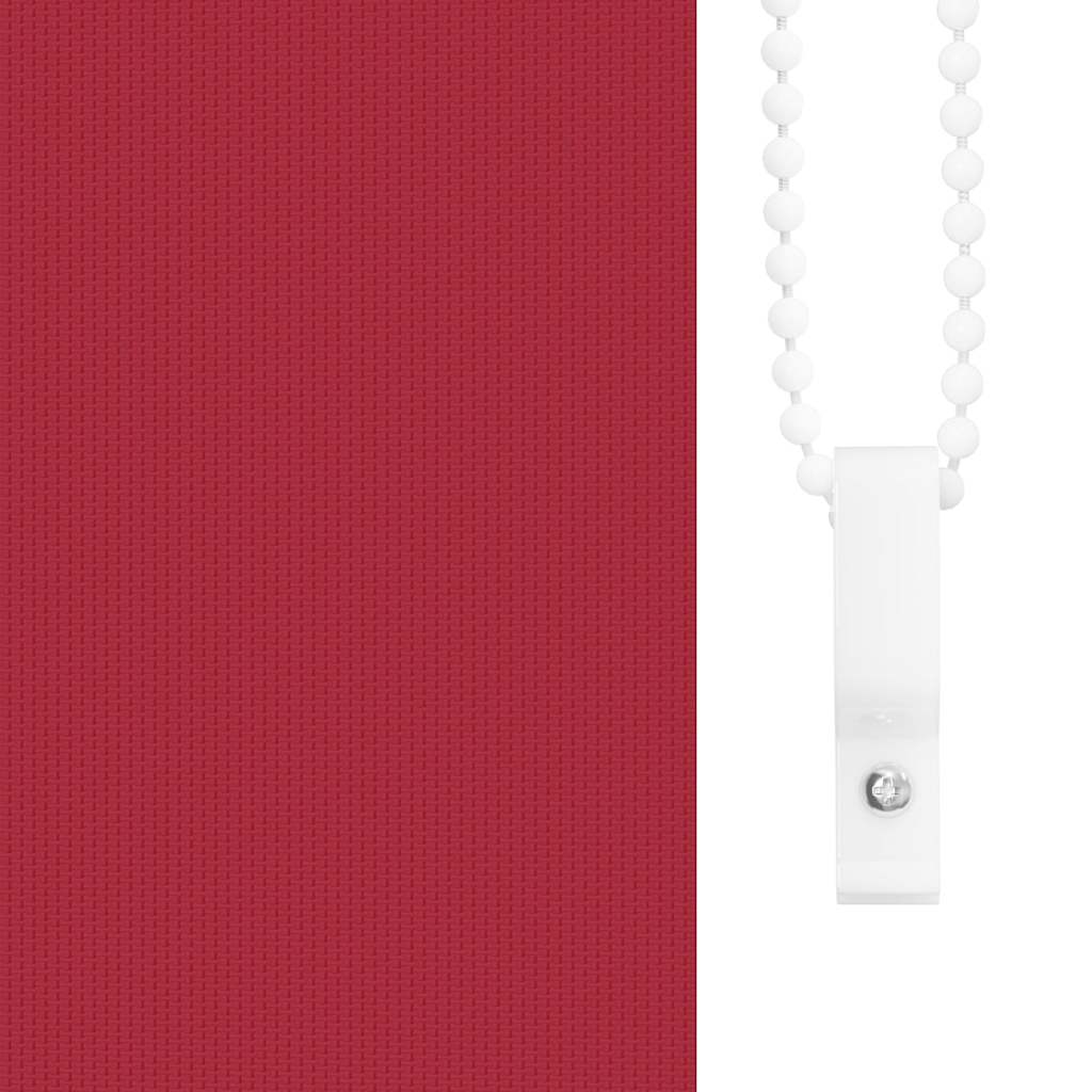 Roller Blind Blackout Red 145x130 cm Fabric Width 141.6 cm Polyester