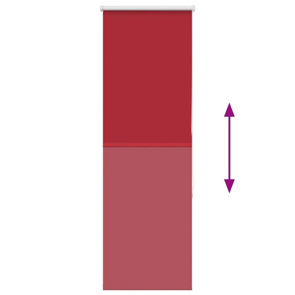 Roller Blind Blackout Red 40x150 cm Fabric Width 35.7 cm Polyester