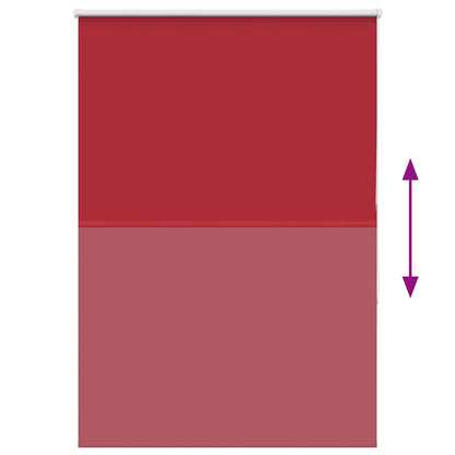 Roller Blind Blackout Red 105x150 cm Fabric Width 100.7 cm Polyester