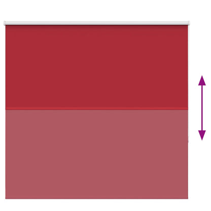 Roller Blind Blackout Red 145x150 cm Fabric Width 141.6 cm Polyester