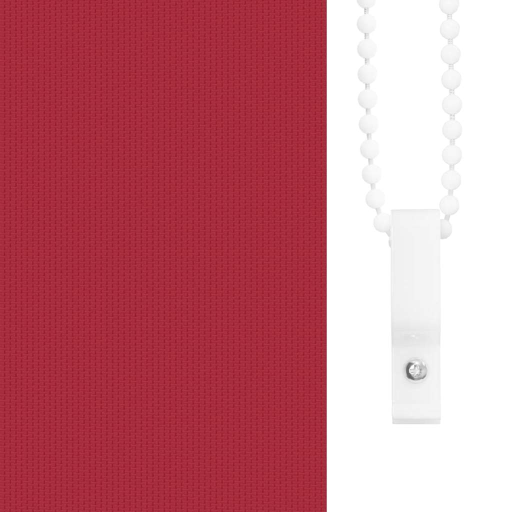 Roller Blind Blackout Red 145x150 cm Fabric Width 141.6 cm Polyester