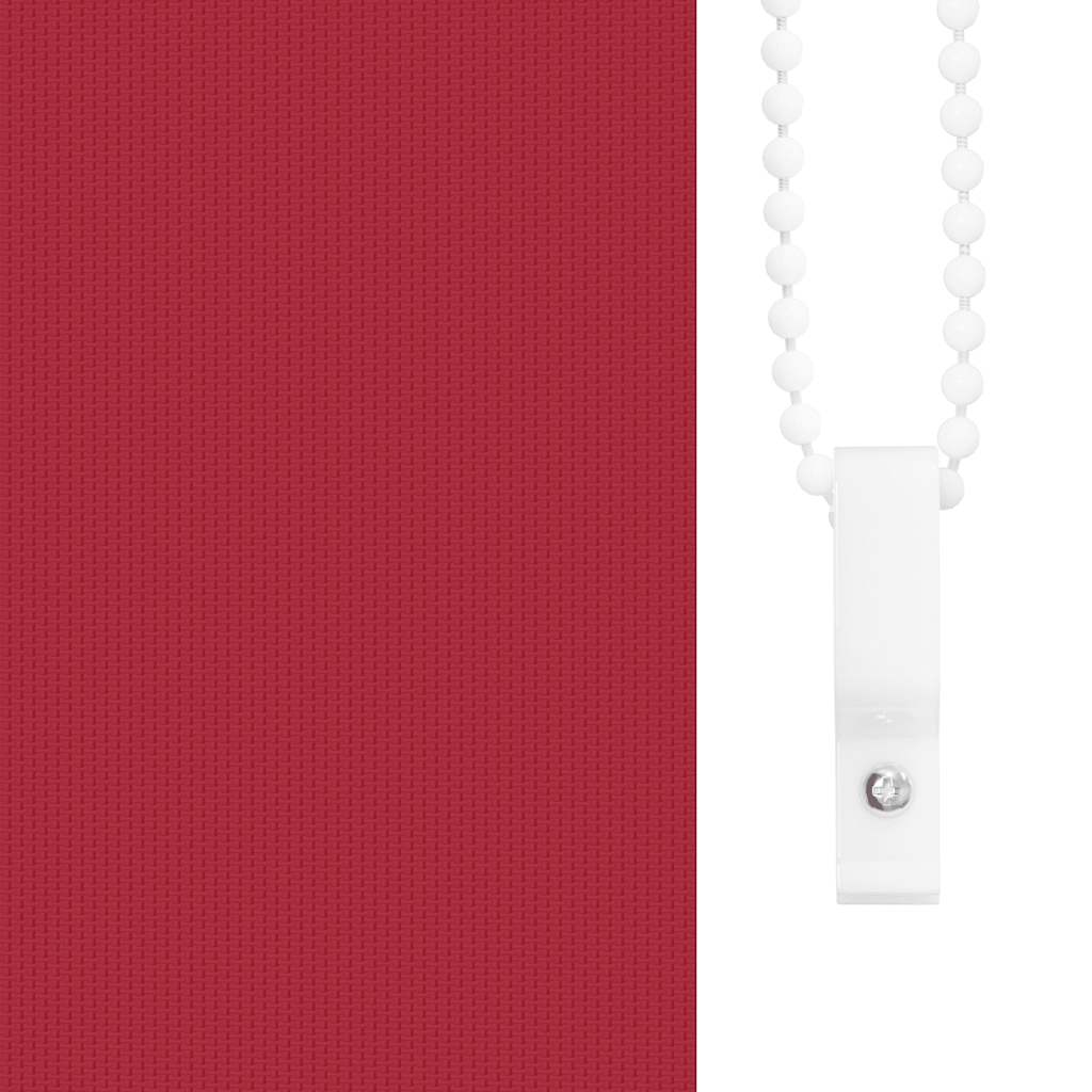 Roller Blind Blackout Red 155x175 cm Fabric Width 151.6 cm Polyester
