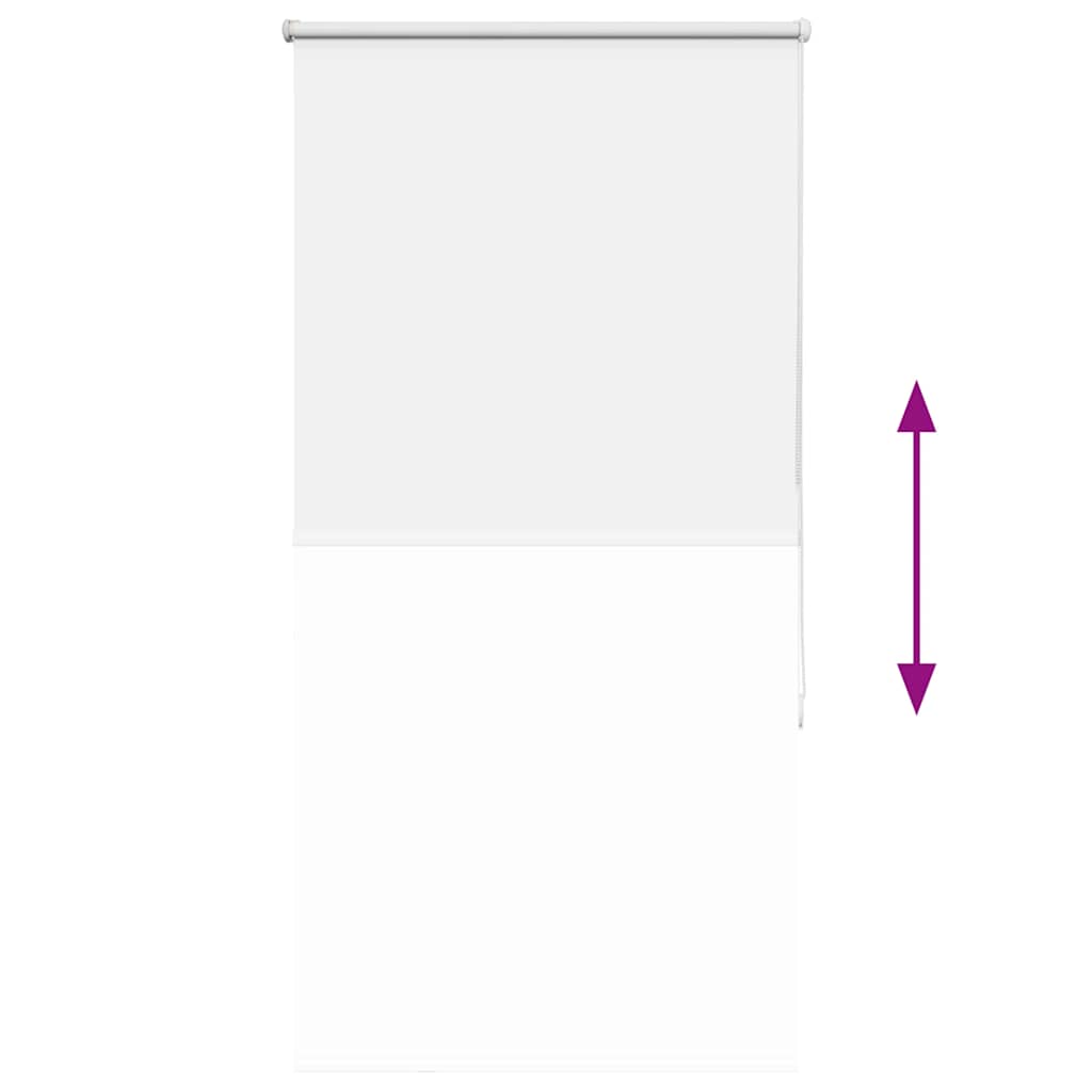 Roller Blind Blackout White 65x150 cm Fabric Width 60.7 cm
