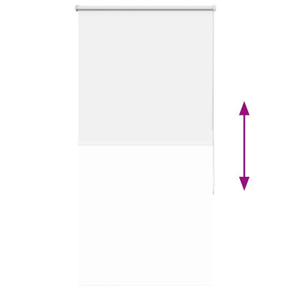 Roller Blind Blackout White 65x150 cm Fabric Width 60.7 cm