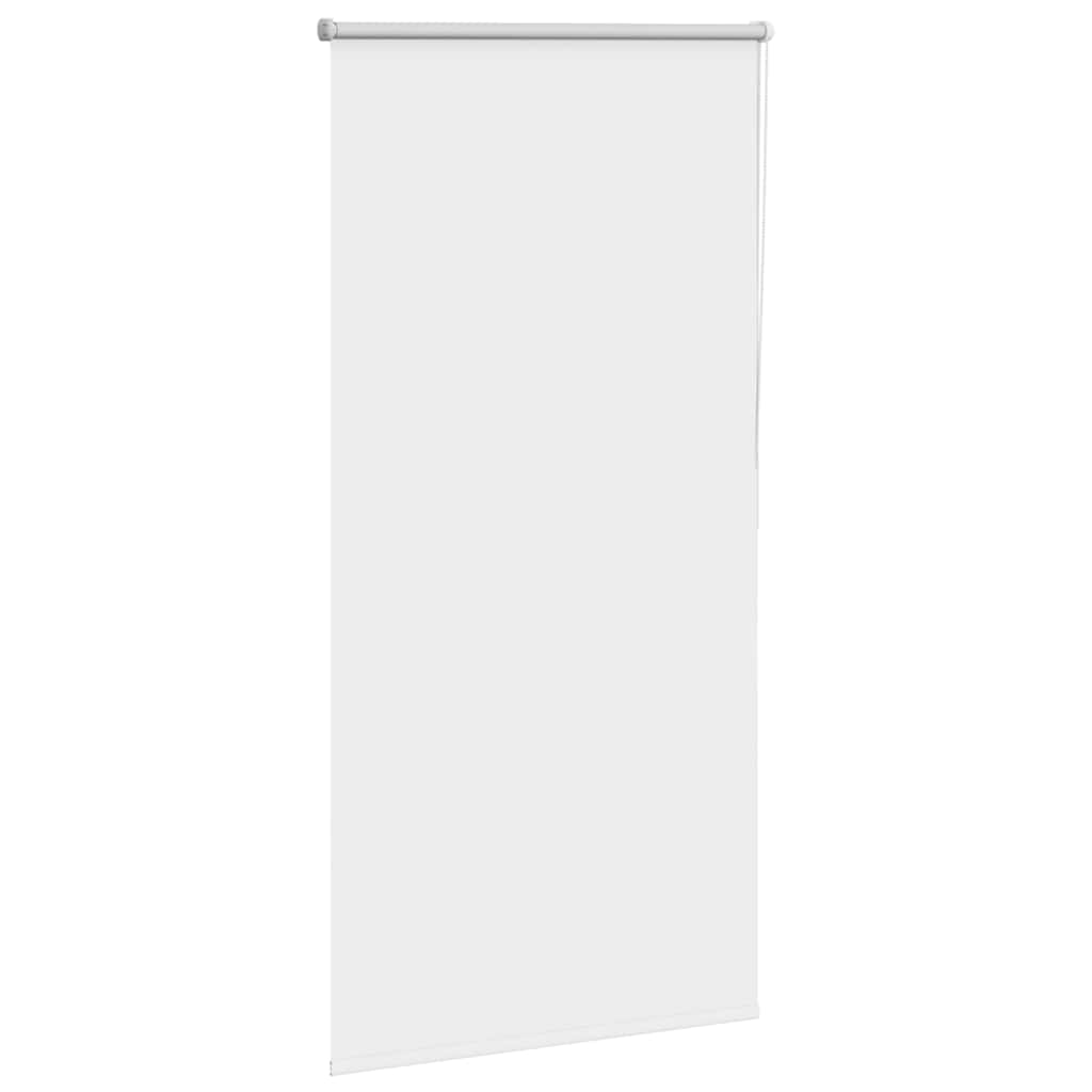 Roller Blind Blackout White 85x150 cm Fabric Width 80.7 cm Polyester