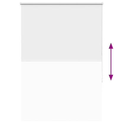 Roller Blind Blackout White 95x150 cm Fabric Width 90.7 cm Polyester