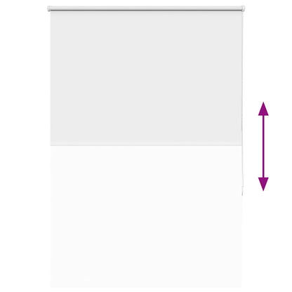 Roller Blind Blackout White 105x150 cm Fabric Width 100.7 cm Polyester