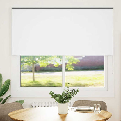 Roller Blind Blackout White 155x150 cm Fabric Width 151.6 cm Polyester