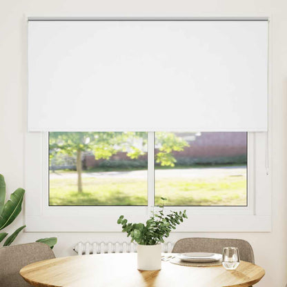 Roller Blind Blackout White 165x150 cm Fabric Width 161.6 cm Polyester