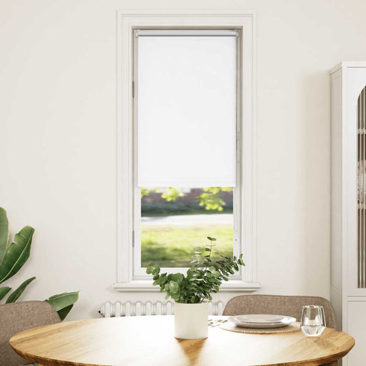 Roller Blind Blackout White 40x175 cm Fabric Width 35.7 cm Polyester