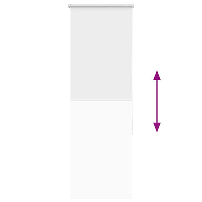 Roller Blind Blackout White 40x175 cm Fabric Width 35.7 cm Polyester