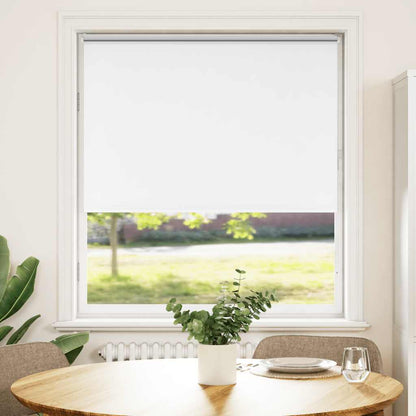 Roller Blind Blackout White 90x175 cm Fabric Width 85.7 cm Polyester