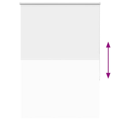 Roller Blind Blackout White 90x175 cm Fabric Width 85.7 cm Polyester