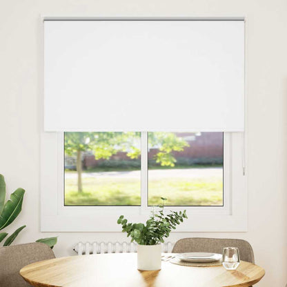 Roller Blind Blackout White 125x175 cm Fabric Width 121.6 cm Polyester