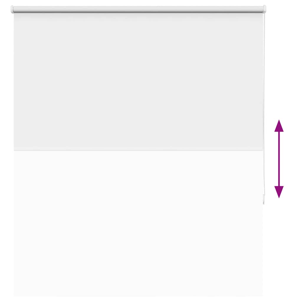 Roller Blind Blackout White 125x175 cm Fabric Width 121.6 cm Polyester