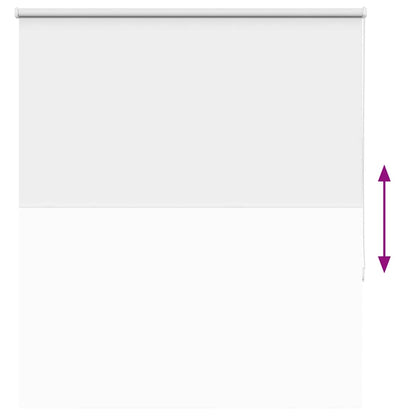 Roller Blind Blackout White 125x175 cm Fabric Width 121.6 cm Polyester