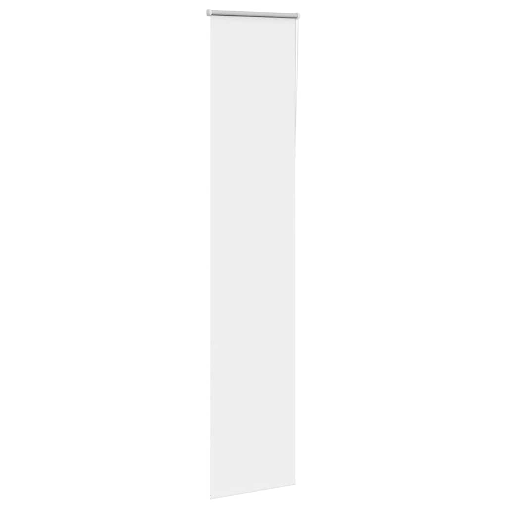 Roller Blind Blackout White 40x210 cm Fabric Width 35.7 cm Polyester
