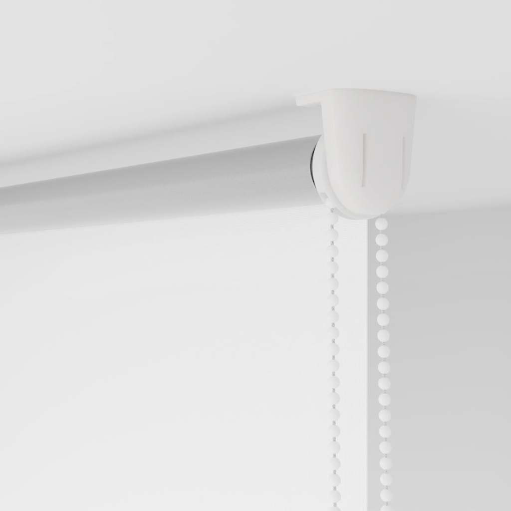 Roller Blind Blackout White 70x210 cm Fabric Width 65.7 cm