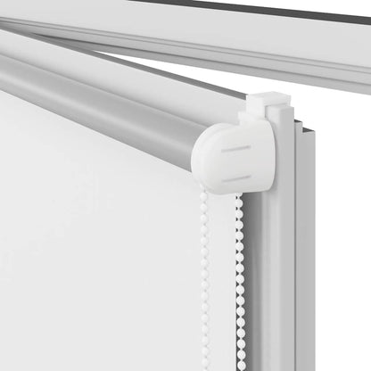 Roller Blind Blackout White 100x210 cm Fabric Width 95.7 cm