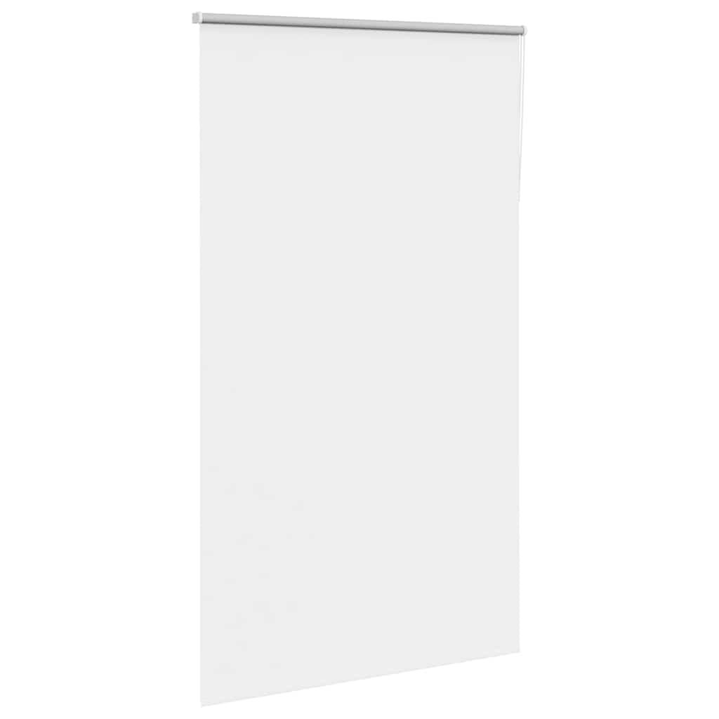 Roller Blind Blackout White 120x210 cm Fabric Width 116.6 cm Polyester