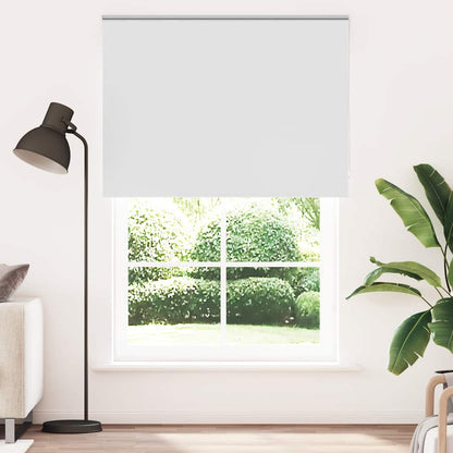 Roller Blind Blackout White 165x210 cm Fabric Width 161.6 cm Polyester