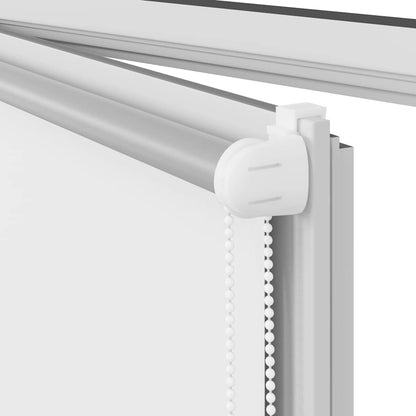Roller Blind Blackout White 95x230 cm Fabric Width 90.7 cm