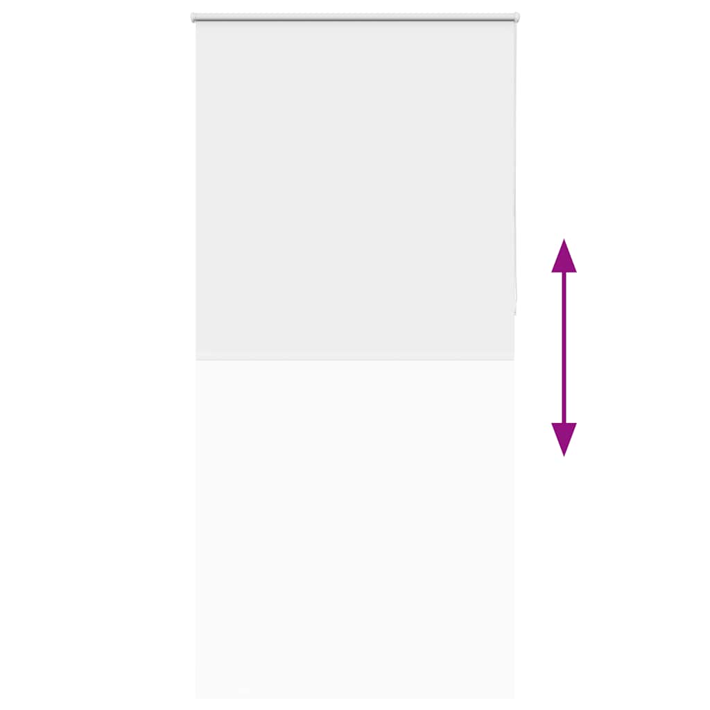 Roller Blind Blackout White 105x230 cm Fabric Width 100.7 cm