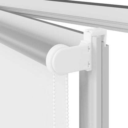 Roller Blind Blackout White 130x230 cm Fabric Width 126.6 cm