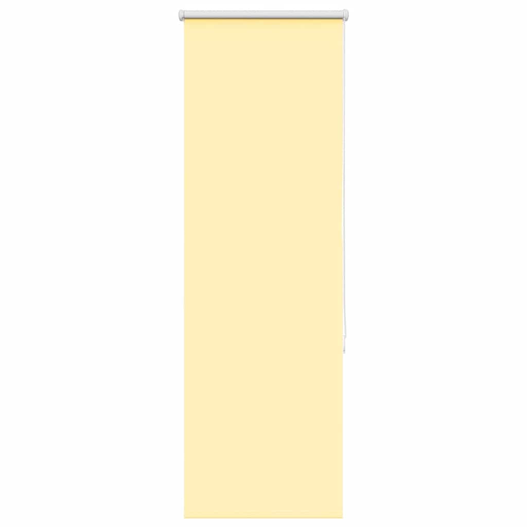 Roller Blind Blackout Yellow 40x130 cm Fabric Width 35.7 cm Polyester