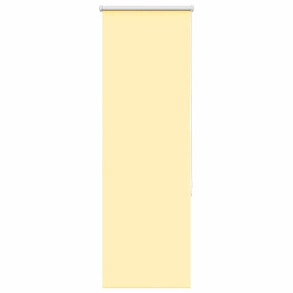 Roller Blind Blackout Yellow 40x130 cm Fabric Width 35.7 cm Polyester