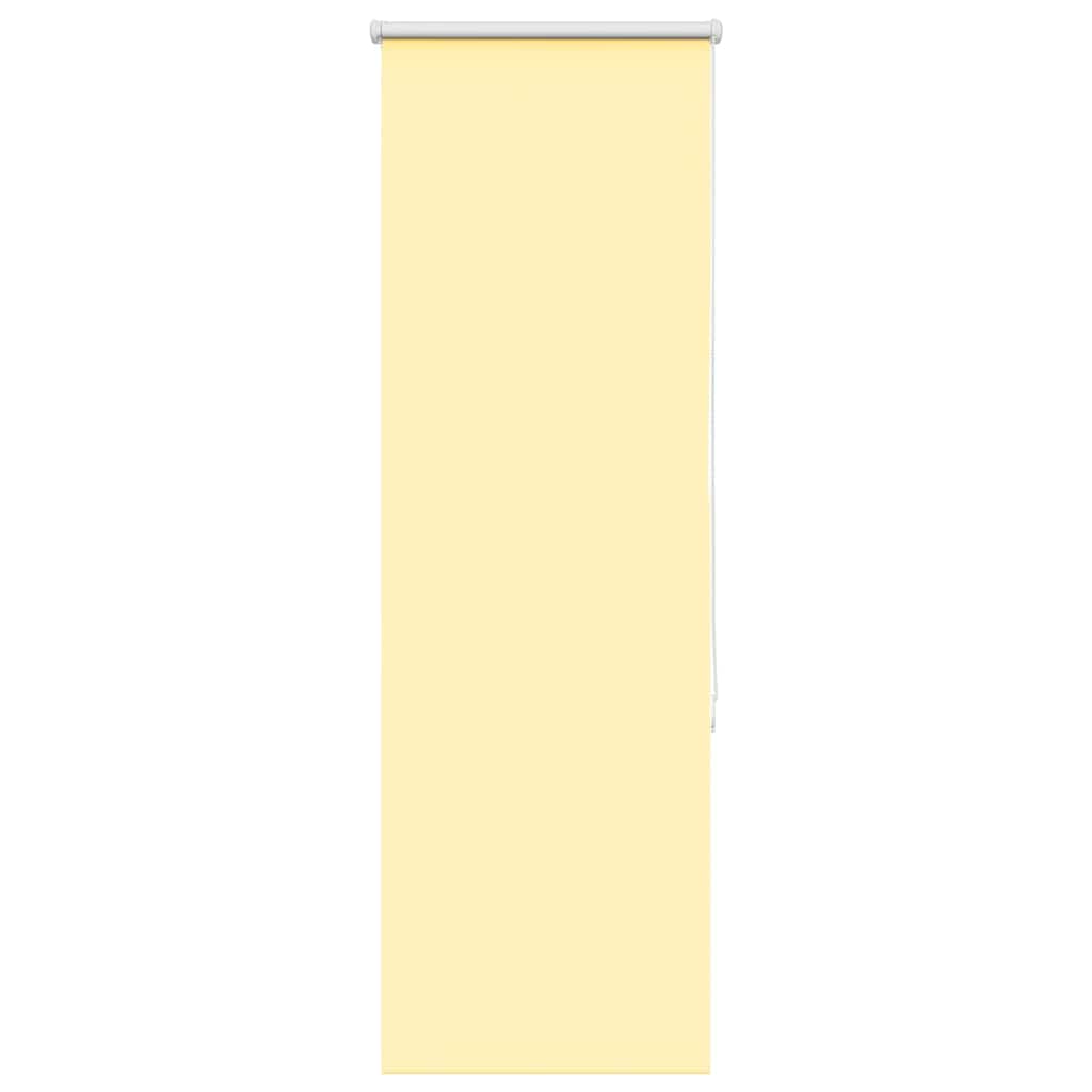 Roller Blind Blackout Yellow 45x130 cm Fabric Width 40.7 cm Polyester