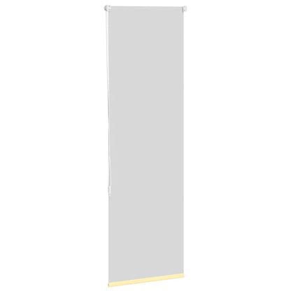Roller Blind Blackout Yellow 45x130 cm Fabric Width 40.7 cm Polyester