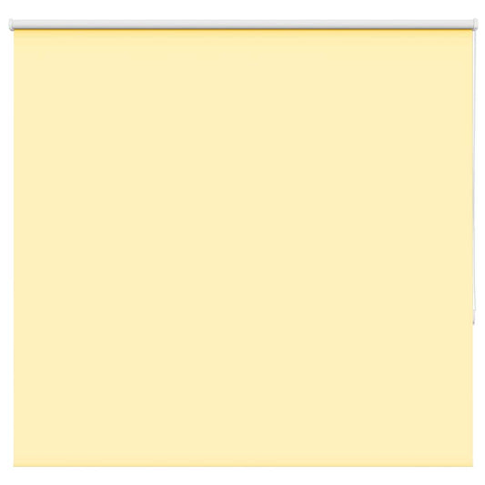Roller Blind Blackout Yellow 150x130 cm Fabric Width 146.6 cm Polyester