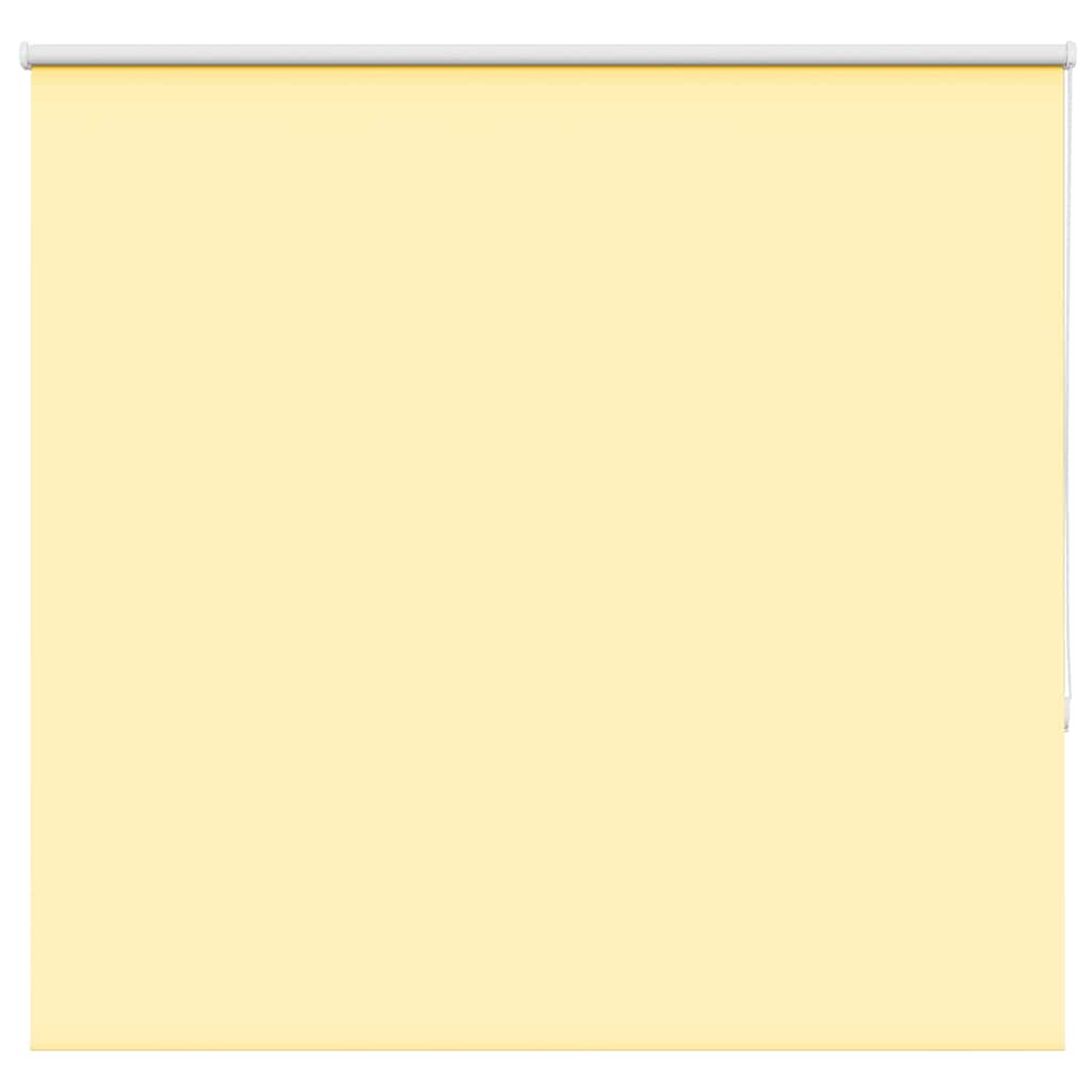 Roller Blind Blackout Yellow 155x130 cm Fabric Width 151.6 cm Polyester
