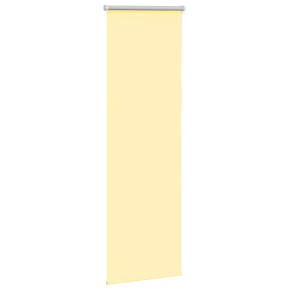 Roller Blind Blackout Yellow 40x150 cm Fabric Width 35.7 cm Polyester