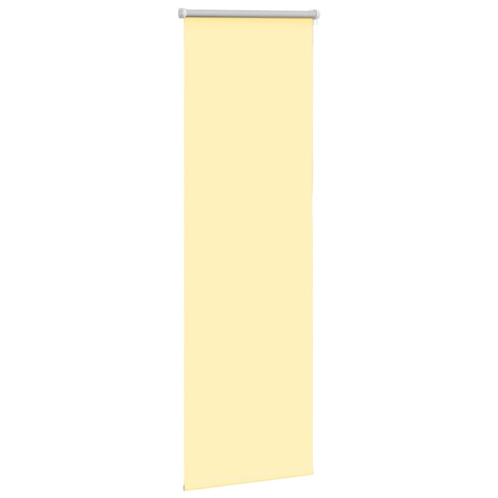Roller Blind Blackout Yellow 45x150 cm Fabric Width 40.7 cm Polyester