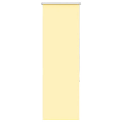 Roller Blind Blackout Yellow 60x150 cm Fabric Width 55.7 cm Polyester