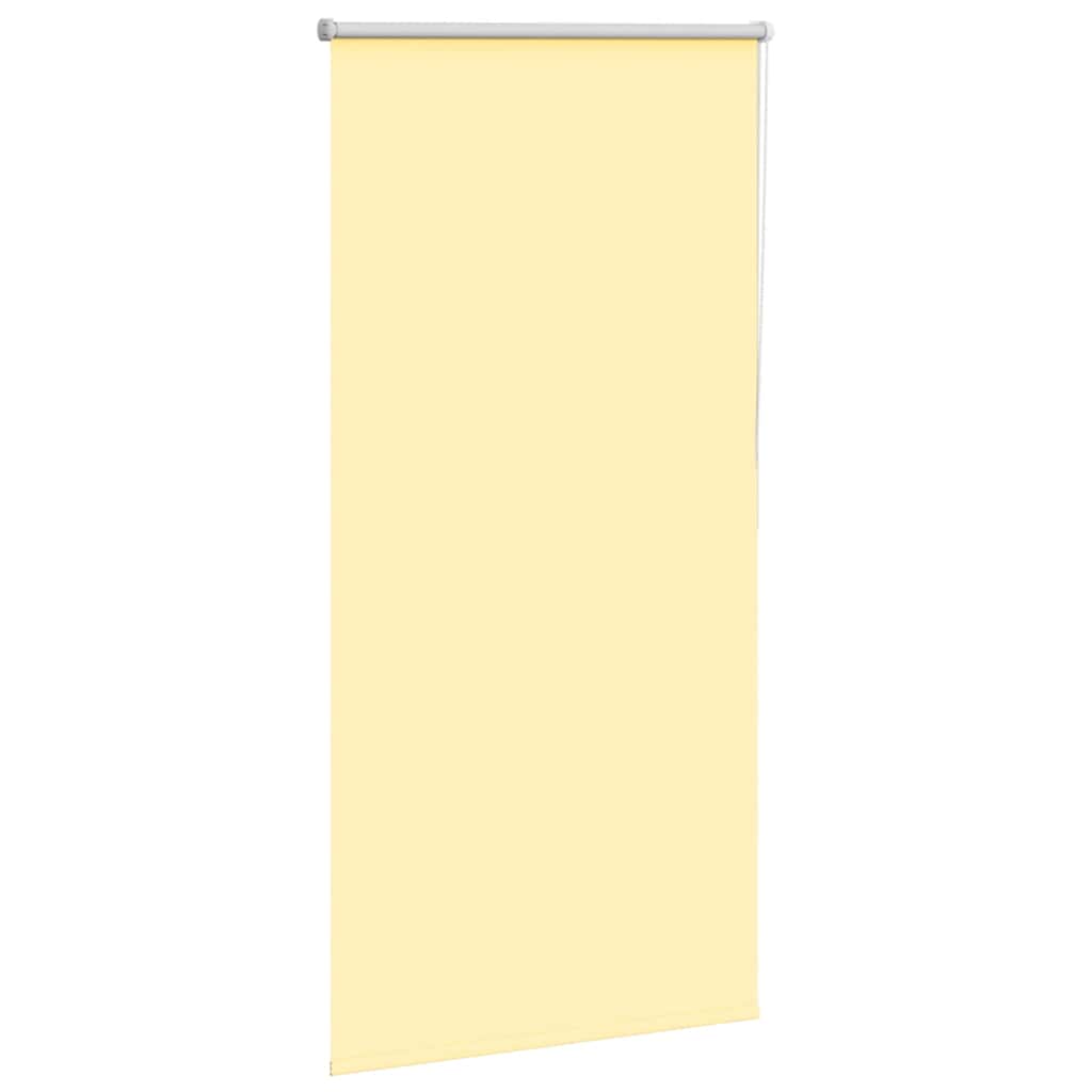 Roller Blind Blackout Yellow 70x150 cm Fabric Width 65.7 cm Polyester