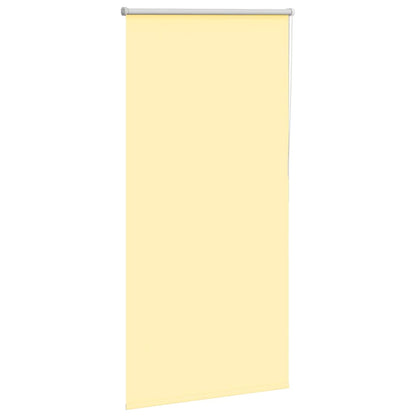 Roller Blind Blackout Yellow 75x150 cm Fabric Width 70.7 cm Polyester