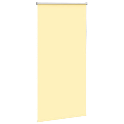 Roller Blind Blackout Yellow 85x150 cm Fabric Width 80.7 cm Polyester