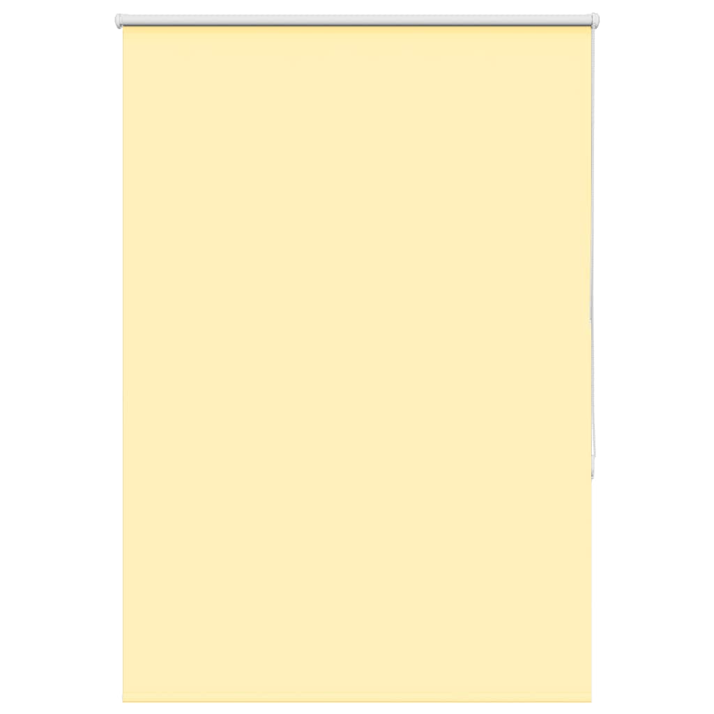 Roller Blind Blackout Yellow 100x150 cm Fabric Width 95.7 cm Polyester