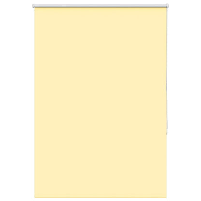 Roller Blind Blackout Yellow 100x150 cm Fabric Width 95.7 cm Polyester