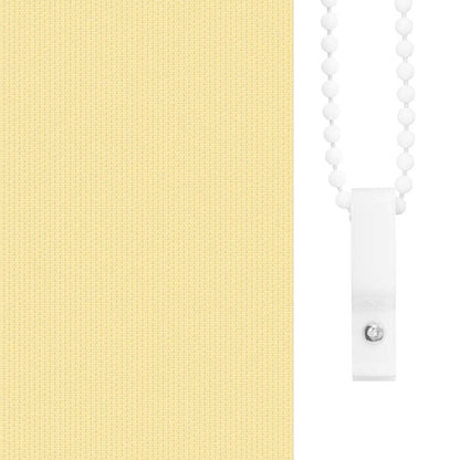 Roller Blind Blackout Yellow 100x150 cm Fabric Width 95.7 cm Polyester