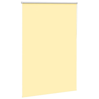 Roller Blind Blackout Yellow 105x150 cm Fabric Width 100.7 cm Polyester