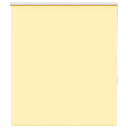 Roller Blind Blackout Yellow 140x150 cm Fabric Width 136,6 cm Polyester
